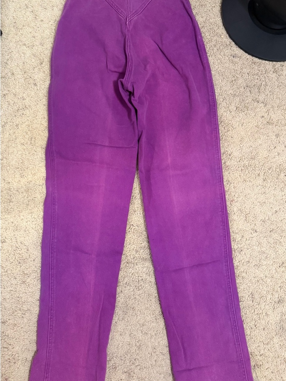 Vintage Women's Rockies Purple Jeans Bareback Size 23 L 34 - Picture 7 of 9
